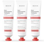 Boka Fluoride Free Toothpaste, Nano Hydroxyapatite Toothpaste, Appropriate for Sensitive Teeth - for Adult Oral Care - Cinnamon Mint Flavor, 4 Fl Oz 3Pk US Manufactured