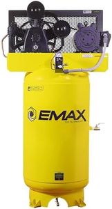 EMAX Electric Air Compressor - 80 Gal 5HP 2 Stage Compressor with Auto Drain & 17 CFM, 200 Max PSI - EHI05V080Y1