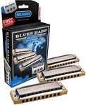 Hohner Pro Pack Blues Harp Pack of 3 Voices A/C/G