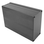 Aluminum Project Enclosure Box, DIY Black Aluminum Enclosure Case Electronic Case Electronic Project Case Sand DIY Circuit Board Project Cooling Case 2.2 x 4.2 x 5.9in(55 x 106 x 150mm)