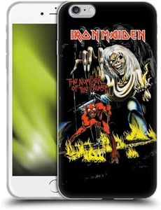 Official Iron Maiden NOTB Album Covers Soft Gel Case Compatible for Apple iPhone 6 Plus/iPhone 6s Plus