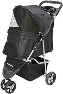 TRIXIE 28958 - Pushchair, Dimensions: 47 x 100 x 80 cm, Black