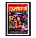 Good Hope - Pulp Fiction Movie Minimal Art Framed Poster With Non Breakable Acrylic sheet (10 x 13 inch Framed) Multicolor