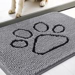 Smiry Dog Door Mat for Muddy Paws, 