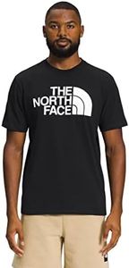 THE NORTH FACE Men's Short Sleeve Half Dome Tee, TNF Black/TNF White, Medium, Tnf Black/Tnf White, Medium
