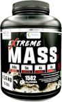 Extreme Mass weight gainer muscle builder, 10 lbs (4.54 kg) with less sugar for intense workout training made of high calorie fortified whey protein