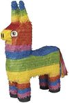 Multicolor Burro-Shaped 3D Pinata (