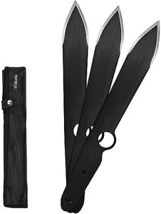 Hitdudu The Iron Train- Throwing Knives Set - 3 Pack 0.236" Thick Premium Stainless Steel Throwing Set with Sheath