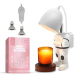 Gift Venus Candle Warmer Lamp with Timer – Unique Astronaut Wax Warmer with Timer and Dimmer Function – Electric Wax Warmer Bulbs for Scented Candles, Candle Wax - Ideal for Yoga, Meditation