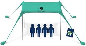 SUN NINJA Pop Up Beach Tent Sun She