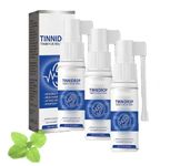 Tinnitus Spray,Relief of Tinnitus, Tinnitus Relief for Ringing Ears Spray, Relieves Tinnitus, Ear Discomfort, Earwax Cleaning Care Spray (3 pc)