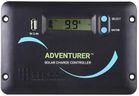Renogy 30A 12V/24V PWM Solar Charge Controller with LCD Display Flush Mount Design Negative Ground, Compatible with Sealed, Gel, Flooded and Lithium Batteries, Adventurer 30A,black