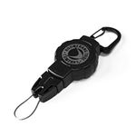 Boomerang Small Scuba Gear Retractor with Carabiner and 24" Kevlar Cord, 4oz. Retraction, Great for Gauges, Flashlights, Cameras and More!