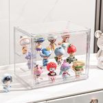 Premium Acrylic Display Case – Stackable, Transparent Storage with Magnetic Door – 3 Detachable Layers for Collectibles, Action Figures, and Toys – UV and Dust Protection