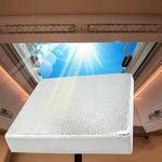 14"x14"x3" Universal RV Vent Insulator, RV Skylight Cover with Reflective Surface, Skylight Shade Energy Savings Sunroof Fits for 14 Inch X 14 Inch RV/for Camper Vents