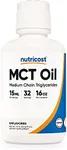 Nutricost MCT Oil - 16oz - Keto, Paleo, Non-GMO