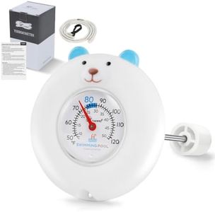 SPOROLWE Cute Pool Thermometer Floating Easy Read Water Temp Gauge