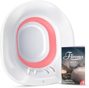 Fivona Yoni Steam Seat - Expandable Over The Toilet - Universal Fit - Perineal Soaking and V Steaming - Sitz Bath Seat for Hemorrhoids Treatment and Postpartum Care Soak