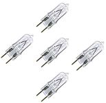 Vrct Glass Halogen Mirchi Bulb 50W G5 220V (Transparent) - 5 Pieces