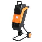 Lazy-Shred Electric Garden Shredder - 2500w Leaf & Wood Chipper - 45L Bag - 45mm Cutting Width