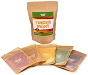 Veggie Baby Vegan Finger Paints for Toddlers, Organic Baby Safe Coloring, Play, Made in USA (5 Colors)