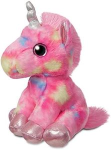 Aurora, 60866, Sparkle Tales, Rainbow Unicorn, 7In, Soft Toy, Pink