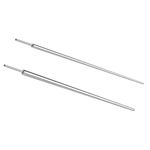 QXXPVV 2Pcs G23 Titanium 18G 20G Threadless Piercing taper Insertion Pin for Ear/Nose/Navel/Nipple/Lip/Eyebrow Stretcher Body Piercing Stretching Kit Assistant Tool(2pcs C&C 18G 20G)