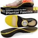 iMedic Orthotic Insoles for Men for Plantar Fasciitis Size L UK 9-10 – Arch Support for Men – Shoe Inserts – Insoles for Plantar Fasciitis – Orthotic Support
