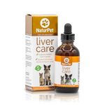 NaturPet Liver Care for Cats and Dogs | with Milk Thistle | Supports Body's Detoxification Processes | 100mL Herbal Tincture