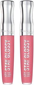 Rimmel Stay Glossy, Claridge'S Ruby, 0.18 Fl Oz (Pack of 2)