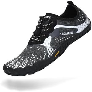 SAGUARO Barefoot Shoes Women Wide Toe Box Trail Running Shoe Womens for Walking Gym Training Sneakers Size 8 Women/6 Men
