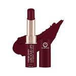 COLORS QUEEN Luscious Lips - Non Transfer Creamy Matte Lipstick, Highly Pigmented With Smooth Application, Long Lasting Lipstick Waterproof, Smudge Proof Lipstick For Women (12 - Bride Maroon - 3.5G)