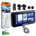 C6 PRO Motorcycle Dash Cam Front and Rear, Motorcycle CarPlay, 1080P Dual Dash Motorbike Camera for Apple CarPlay and Android Auto, GPS & Emergency Lock, 140° Wide Angle, IP67 Waterproof