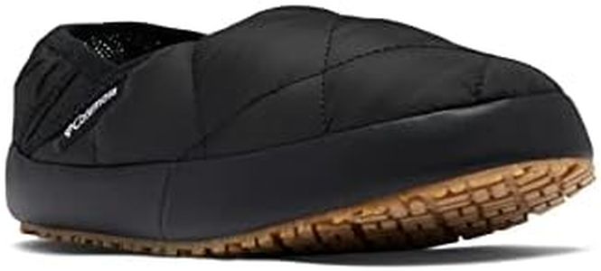 Columbia Women's Omni Heat Lazy Bend Moc Slipper, Black White, 10 US