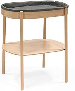 Stokke Sleepi Changing Table, Natural - Allows Sideways & Parent-Facing Positions - Cushioned Pad Included