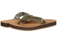 Sanuk Men's Fraid Topfraid Not Soft 탑parte Superior No Suave Flip-Flop, Dark Olive, 11 UK