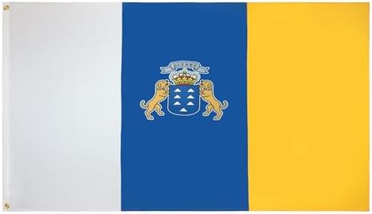 BANDERA de CANARIAS 150x90cm - BANDERA CANARIA 90 x 150 cm - AZ FLAG