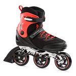 Bladerunner by Rollerblade Formula 100 Men's Adult Fitness Inline Skate, Black/RED, 11