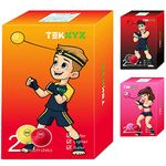 TEKXYZ Boxing Reflex Ball, 2 Difficulty Levels Boxing Ball with Headband, Perfect for Reaction, Agility, Punching Speed, Fight Skill and Hand Eye Coordination Training