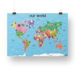 National Geographic Maps World Map Posters