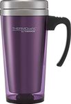 THERMO THERMOcafè Translucent Travel Mug, Plastic, Violet Translucent, 420 ml, 1 Unit (Pack of 1)