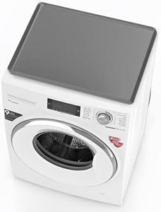 60 x 60 cm Washing Machine and Dryer Top Covers, Non-Slip Silicone Dryer Top Protective Mat for Washing Machine or Dryer, Washing Machine Top Protection for Laundry Kitchen House