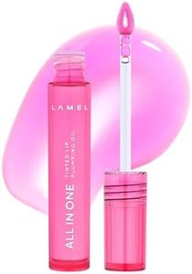 Lamel All-in-One Lip Tinted Plumping Oil - Universal Color & Moisture, Soft Balm for Day & Night Use, Lip Mask&Lip Gloss - Long-Lasting & Scented, Berry Ice 404-3ml/0.1fl.oz