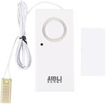 Keenso Water Overflow Sensor Detector 120 dB Water Leak Alarm System Leak Detection Alarm and Sensor (No Battery)