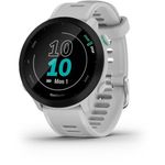 Garmin Forerunner 55 Easy to Use Lightweight GPS Running Smartwatch, Running and Training Guidance, Safety and Tracking Features included, White