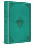 ESV Value Large Print Compact Bible (TruTone, Teal, Ornament Design)