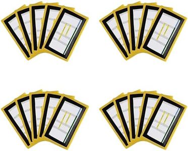 Pro Athletics QB Playbook Wristband - Football Quarterback Play Wristbands for Adult - Wrist Coach for All Sports with 3 Compartments (Yellow, Adult, 20-Pack)