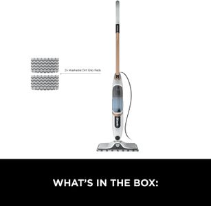 Shark SteamSpot Steam Mop – White, Powerful Floor Cleaning