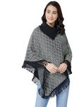 Pivl Wool Blend Poncho Sweater for Women for Winter-Camel