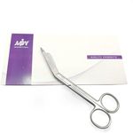 MJW Stainless Steel Medical Lister Bandage Scissor with Tensionrite Clip 5.5"